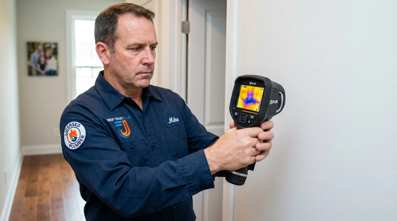 Thermal imaging leak detection by Johns Plumbing LLC in Ciales