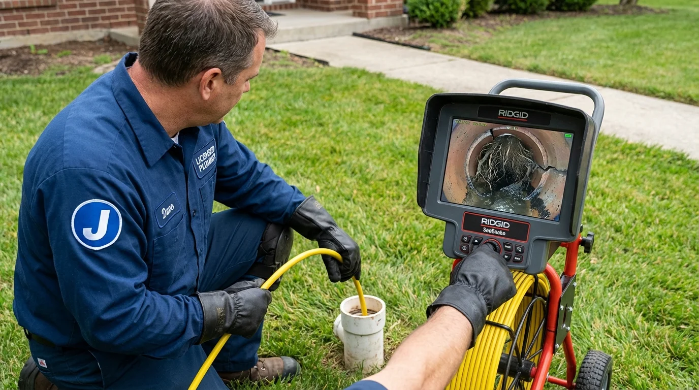 Sewer camera inspection being performed by Johns Plumbing LLC in Ciales